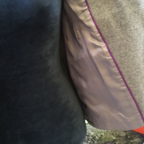 Vintage- Ann Taylor Loft |  Brown Pea Coat - Picture 6 of 8